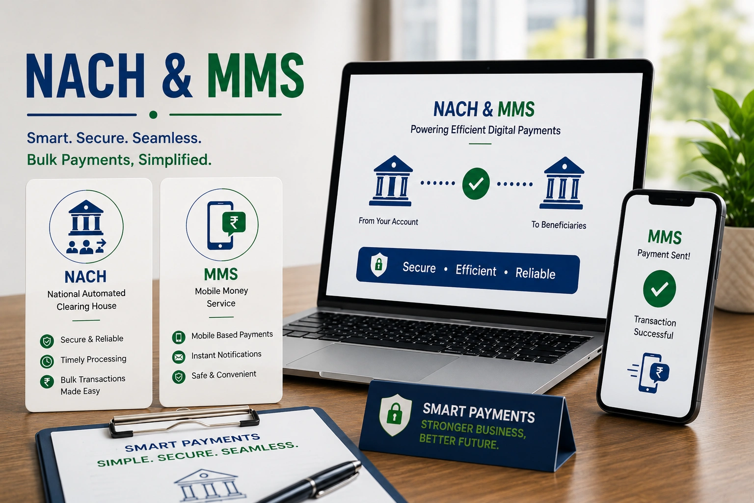 NACH and MMS Payment Services